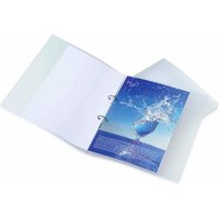 Rapesco ECO 2-Ring 25mm Binder A4 Clear Pack 10 - 1045 20551RA