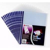 Nyrex Reinforced Multi Punched Pocket Polypropylene A4 90 Micron Top
