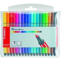 Stabilo Pen 68 Felt Tip Pen AST PK20 - Felt Tip Pens - Colouring Pens