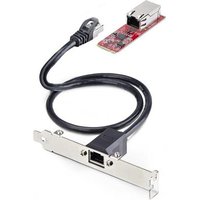 StarTech.com 1-Port 2.5GbE M.2 2280 Network Card, Multi-Gigabit Speeds (2.5G/1G/100M/10M), NBASE-T (802.3bz) NIC, M.2 B+M Key, PCIe Ethernet Interface, For SFF/Desktop PCs - TAA