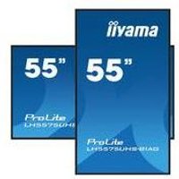 iiyama LH5575UHS-B1AG Signage Display Digital signage flat panel 138.7 cm (54.6") LCD Wi-Fi 500 cd/m 4K Ultra HD Black Built-in processor Android 11 24/7