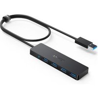 Anker Innovations A7516016 interface hub USB 3.2 Gen 1 (3.1 Gen 1) Type-A 5000 Mbit/s Black