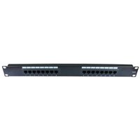 Cables Direct 16 Port Cat6 Patch Panel 1U