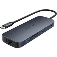 HYPER HD4006GL interface hub USB 3.2 Gen 1 (3.1 Gen 1) Type-C 10000 Mbit/s Blue, Grey