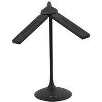 Alba Nomad Two Head LED Desk Lamp 6W with Rechargeable Battery Black (LEDTWIN N UK)