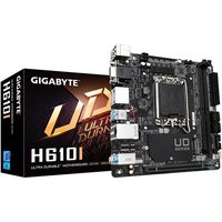 GIGABYTE H610I Motherboard - Supports Intel Core 14th CPUs 4+1+1 Hybrid Digital VRM up to 5600MHz DDR5 1xPCIe 3.0 M.2 GbE LAN USB 3.2 Gen 1