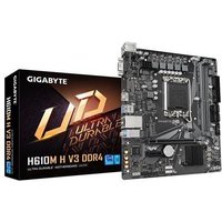 Gigabyte H610M H V3 DDR4 Ultra Durable Intel 1700 Socket Motherboard, Micro-ATX, 2x DDR4 Slots, 1x M.2 Socket, GbE LAN - Intel Motherboards - Micro ATX Motherboards