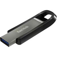 SanDisk Extreme Go. Capacity: 64 GB Device interface: USB Type-A USB version: 3.2 Gen 1 (3.1 Gen 1) Read speed: 395 MB/s Write speed: 100 MB/s. Form factor: Slide Product colour: Stainless steel