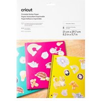 Cricut Printable Sticker Heat transfer vinyl sheet Smooth heat transfer vinyl White Monochromatic Cricut Maker Cricut Explore Machines Cricut Joy Xtra 306 mm