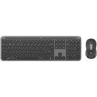 Logitech 920-012494 keyboard Mouse included Office RF Wireless + Bluetooth QWERTY UK English Graphite