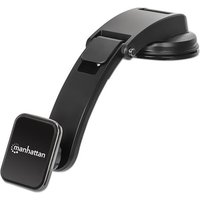 Manhattan Universal Car Dashboard Mount with Magnetic Phone Holder for Smartphones Horizontal or Vertical Use Black Three Year Warranty Mobile phone/Smartphone Passive holder Car Black Silver
