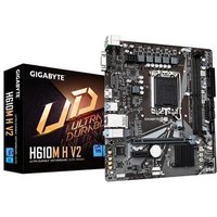 Gigabyte H610M H V2 (Rev. 1.0) Intel 1700 Socket Motherboard, Micro-ATX, 2x DDR5 Slots, 1x M.2 Socket, GbE LAN, 1x D-Sub / 1x HDMI Port - Intel Socket 1700 - Micro-ATX