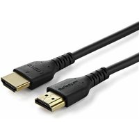StarTech.com 5ft (1.5m) Slim HDMI Cable, Flexible Premium Certified HDMI 2.0 Cord with Ethernet, UHD 4K 60Hz HDR10, Durable Aramid Fiber Design with TPE Jacket