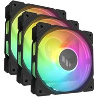 ASUS TUF Gaming TR120 120mm ARGB PWM Fan - Triple Pack - Black