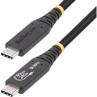 StarTech.com 3ft (1m) USB4 Cable 40Gbps 240W (5A) Power Delivery 8K 120Hz / 4K 240Hz DP Alt Mode USB-IF Certified USB-C Cable - Thunderbolt Compatible