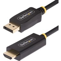 Startech 3.3ft (1m) DisplayPort to HDMI Adapter Cable, 4K 60Hz with HDR, DP to HDMI 2.0b, Active Video Converter, DisplayPort Desktop to HDMI Monitor, M/M - DisplayPort to HDMI Cord (3F-DP-HDMI-4K60-HDR) - adapter cable - DisplayPort / HDMI - 1 m