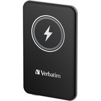 Verbatim Charge 'n' Go Magnetic Wireless Power Bank 5000mAh Black. Battery capacity: 5000 mAh Battery technology: Lithium Polymer (LiPo). Fast charging technology: Quick Charge 3.0 Wireless charging. Product colour: Black