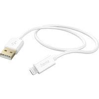 Hama 201581 USB charging cable Lightning to USB-A plug White 1.50 m