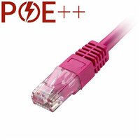 Cablenet 20m Cat6 RJ45 Pink U/UTP PVC 24AWG Flush Moulded Booted Patch Lead