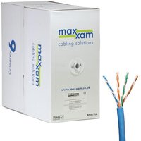 Cablenet Cat6 Blue U/UTP LSOH 23AWG Solid CPR Dca Cable 305m Reelex Box