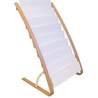 Alba Floor display Ddexpo 16 compartments A4 format Wood Steel Acrylonitrile butadiene styrene (ABS) Wood White Rectangle 580 mm 500 mm 930 mm