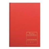 Collins Cathedral Analysis Book Casebound A4 12 Cash Column 96 Pages Red 69/12.1 - 811383
