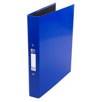 Elba Ring Binder A4 Laminated Paper On Board 30mm Spine 25mm Capacity 2 O-Ring Blue 400107358