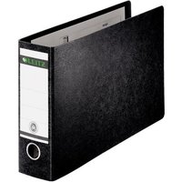 Leitz Lever Arch File Paper on Board A3 77mm Spine Width Oblong Black (Pack 2) 310680095