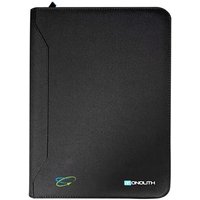Monolith Blue Line Zipped With Ringbinder Meeting And Conference Folder A4 Black 3352