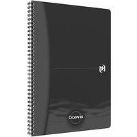Oceanis A4 Twin Wire Notebook Ruled Black - 400180067