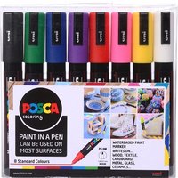 Posca PC-5M Paint Marker Assorted Colours Pack 8 - 153544843 27313UB