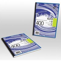 Pukka Pad A4 Refill Pad Ruled 400 Pages Metallic Assorted Colours (Pack 5) - REF400