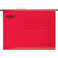 Rexel Red Classic Susp Files PK25 - Suspension Files - Filing Accessories