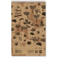 Save The Rhino Recycled Spiral Headbound Notebook 200x127mm (Pack 10) SRN8