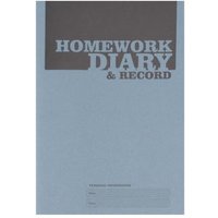 Silvine Homework Diary With Printed Layout A5 96 Page Blue (Pack 20) - EX204