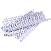 Fellowes Apex 16mm White Plastic Binding Combs Pack of 100 (6202201)