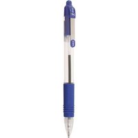 Zebra Z-Grip Retractable Ballpoint Pen 1.0mm Tip Blue (Pack 12) - 22220