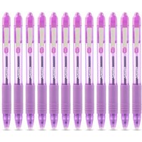 Zebra Z-Grip Smooth Retractable Ballpoint Pen 1.0Mm Tip Violet (Pack 12) - 22568