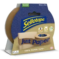 Sellotape Paper Tape 48mm x 50m Brown (Roll) - 2997919