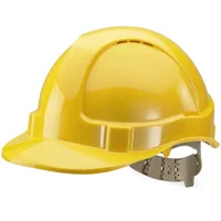 Beeswift Safety Helmet Vented Yellow (Pack 1) - BBVSHY