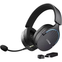 Trust GXT 491 Fayzo. Product type: Headset. Connectivity technology: Wired & Wireless Bluetooth. Recommended usage: Gaming. Headphone frequency: 20 - 20000 Hz. Cable length: 1.2 m. Weight: 290 g. Product colour: Black