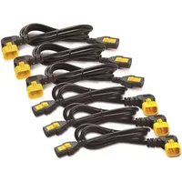 APC Power Cord Kit (6 ea) Locking C13 to C14 (90 Degree) 1.2m