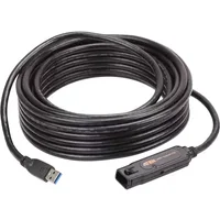 ATEN UE3310. Cable length: 10 m. Connector 1: USB A Connector 2: USB A USB version: USB 3.2 Gen 1 (3.1 Gen 1) Connector gender: Male/Female Maximum data transfer rate: 5 Gbit/s Product colour: Black