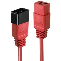 Lindy 2m IEC C19 to C20 Extension. red