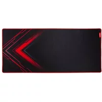Marvo G48 Gaming Mouse Pad, X-Large 900x400x3mm, Soft Microfiber Surface for speed and control with Non-Slip Rubber Base and Stitched Edges, Black and Red Black, Red