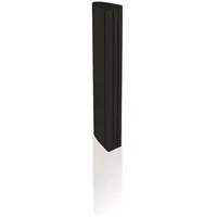TV Stand - B-TECH - BT8380 - Black Aluminium - Fixed - 70 mm wide - 600 mm long