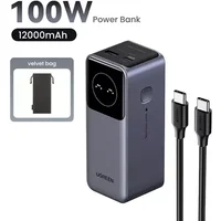 UGREEN 12000mAh 100W 2-Port Laptop Powerbank, none