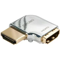 Lindy CROMO HDMI Male to HDMI Female 90 Degree Right Angle Adapter - Left