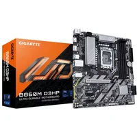 GIGABYTE B860M D3HP Motherboard - Intel Core Ultra Series CPUs, 4+1+2+1 Phases VRM, up to 9066MHz DDR5, 2xPCIe 4.0 M.2, GbE LAN, USB 3.2 Gen 1