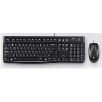 Logitech Desktop MK120. Connectivity technology: Wired Device interface: USB Keyboard layout: QWERTY. Cable length: 1.5 m. Product colour: Black. Mouse included